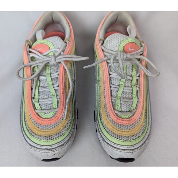 Nike Air 6.5 Max 97 Essential White Melon Mint Volt Shoes Sneakers Multicolored - Picture 3 of 16